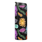 Bouteilles Isothermes Types De Bactéries (Tourné sur la droite)