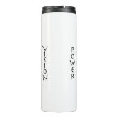 Bouteilles Isothermes Typographie (Dos)