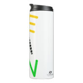 Bouteilles Isothermes Typographie 3D "Future Typo" Tumbler thermique (Tourné sur la droite)