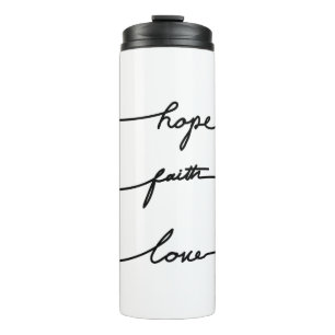 Bouteilles Isothermes Typographie de citation minimale avec lettrage man