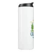 Bouteilles Isothermes Typographie de la vie au camping (Tourné sur la gauche)