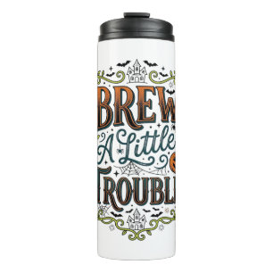 Bouteilles Isothermes Typographie de sorcière d'Halloween Brasse Un Peu