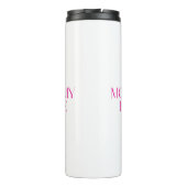 Bouteilles Isothermes Typographie moderne et classique Mommy Life (Dos)