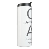 Bouteilles Isothermes Typographie moderne graduation simple minimum c (Tourné sur la gauche)