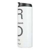 Bouteilles Isothermes Typographie moderne graduation simple minimum c (Tourné sur la droite)