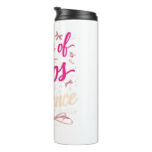 Bouteilles Isothermes Typographie Rose Impertinente Chaos Et Confiance (Tourné sur la droite)