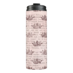 Bouteilles Isothermes Typographie royale vintage
