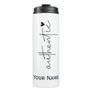 Bouteilles Isothermes Typographie simple authentique et moderne