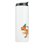 Bouteilles Isothermes Tyrannosaurus Elf Squad Xmas T-Rex Dinosaur Christ (Tourné sur la gauche)