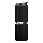 Bouteilles Isothermes UEqualsU VIH Indétectable Art non transmettable (Tourné sur la gauche)