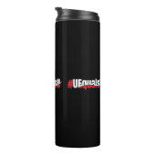 Bouteilles Isothermes UEqualsU VIH Indétectable Art non transmettable (Tourné sur la droite)