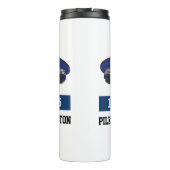 Bouteilles Isothermes UK Police Flat Casquette - Ajouter Numéro & Nom. P (Dos)