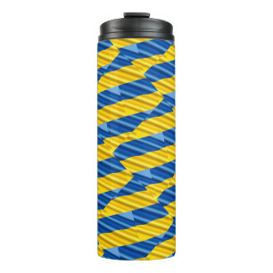 Bouteilles Isothermes Ukraine bleue et jaune Inspiration de la paix anti