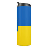 Bouteilles Isothermes Ukrainian flag. Coat of Arms. We support Ukraine.  (Tourné sur la droite)