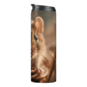 Bouteilles Isothermes Ultra Close-up Portrait of an Adorable Wild Mouse (Tourné sur la droite)