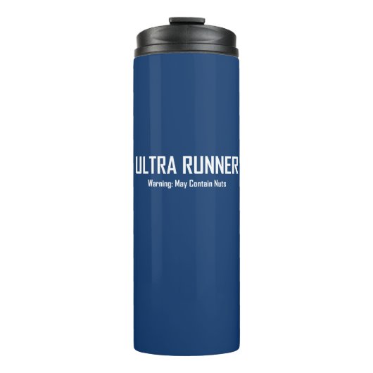 Bouteilles Isothermes Ultra Runner, Avertissement Peut Contenir Des Nuts (Devant)