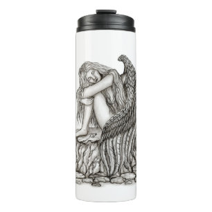 Bouteilles Isothermes Un ange endormi sur la pierre