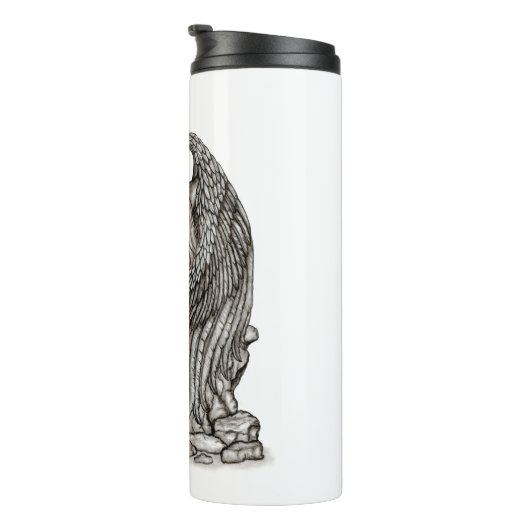 Bouteilles Isothermes Un ange endormi sur la pierre (Tourné sur la droite)