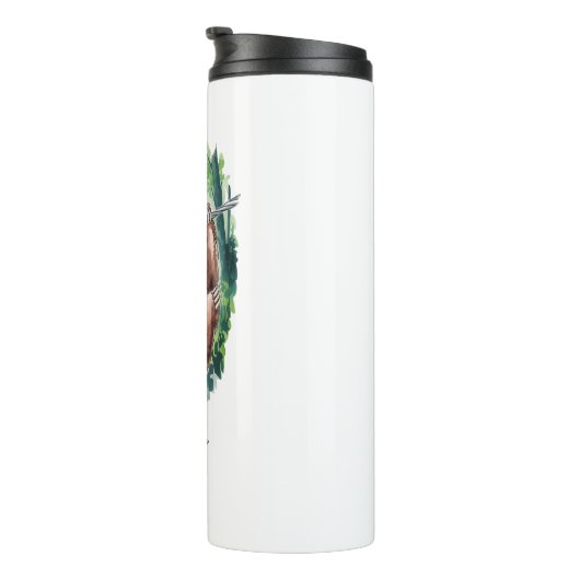 Bouteilles Isothermes Un animal sauvage fainéant (Tourné sur la droite)