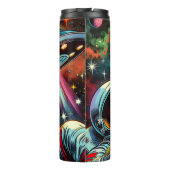 Bouteilles Isothermes Un astronaute flotte dans l'espace avec un OVNI Ai (Dos)