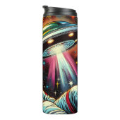 Bouteilles Isothermes Un astronaute flotte dans l'espace avec un OVNI Ai (Tourné sur la droite)