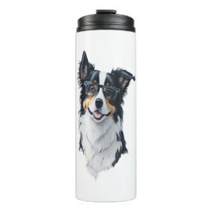 Bouteilles Isothermes Un chien mignon Bordure Collie