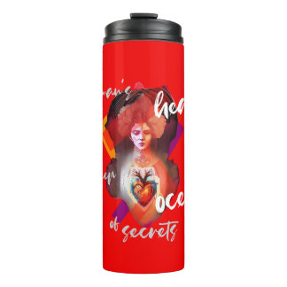 Bouteilles Isothermes Un coeur de femme rouge