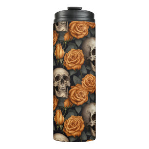 Bouteilles Isothermes Un crâne et une série Rose 11