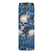 Bouteilles Isothermes Un crâne et une série Rose 12 (Dos)