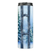 Bouteilles Isothermes Un elfe de Noël avec Sucre de canne. (Dos)