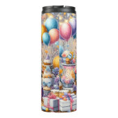 Bouteilles Isothermes Un joli zèbre à la fête d'anniversaire (Dos)