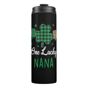 Bouteilles Isothermes Un Lucky Nana Leopard Plaid Shamrock Patrick's Da