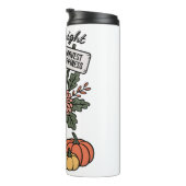 Bouteilles Isothermes Un marché aux fleurs d'automne et un Citrouille (Tourné sur la droite)