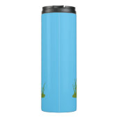 Bouteilles Isothermes Un mignon chien de prairie reniflant la caricature (Dos)