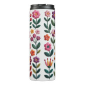 Bouteilles Isothermes Un Motif de fleurs colorées (Dos)