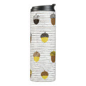 Bouteilles Isothermes Un motif sans soudure. Décor de surface d'automne. (Tourné sur la gauche)