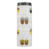 Bouteilles Isothermes Un motif sans soudure. Décor de surface d'automne. (Dos)