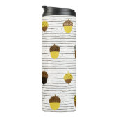 Bouteilles Isothermes Un motif sans soudure. Décor de surface d'automne. (Tourné sur la droite)
