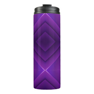 Bouteilles Isothermes Un mug de voyage violet avec un couvercle noir élé