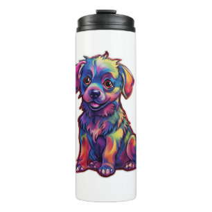 Bouteilles Isothermes Un rayon de joie le Fluorescent Shining Dog