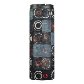 Bouteilles Isothermes Un tableau abstrait ; une grille de cercles estamp (Dos)