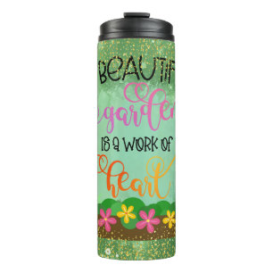 Bouteilles Isothermes Une belle citation de jardin sur Sparkling Green