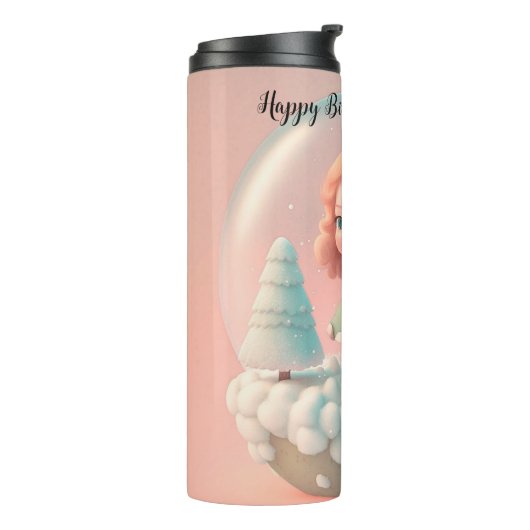 Bouteilles Isothermes Une drôle de petite poupée sur un nuage (Tourné sur la gauche)