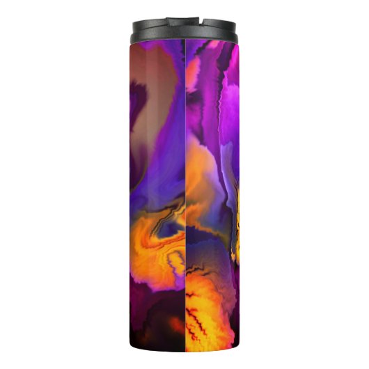 Bouteilles Isothermes Une explosion de violet et de jaune (Dos)