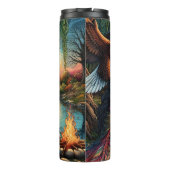 Bouteilles Isothermes Une femme amérindienne regarde par Desert Stream (Dos)