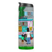 Bouteilles Isothermes Une journée d'été chaude | Une illustration fantai (Tourné sur la droite)