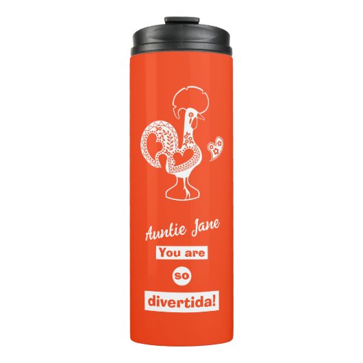 Bouteilles Isothermes Une tasse pour tante en portugais (Devant)