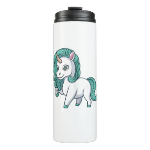 Bouteilles Isothermes Unicorne Avec Pétrole Mane Cute Drôle Conception U