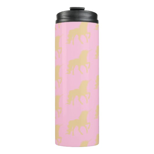 Bouteilles Isothermes Unicorne d'or (Devant)