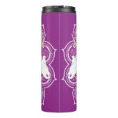 Bouteilles Isothermes Unicorne pourpre Mandala (Dos)